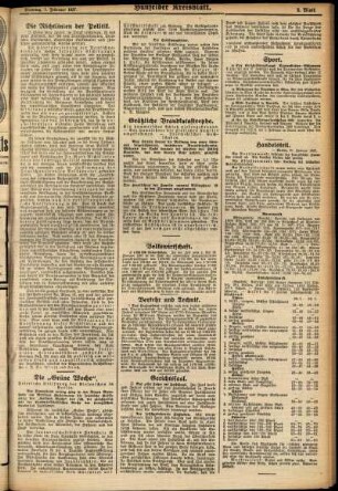 Zweite Ausgabe vom Dienstag, den 01. Februar 1927.