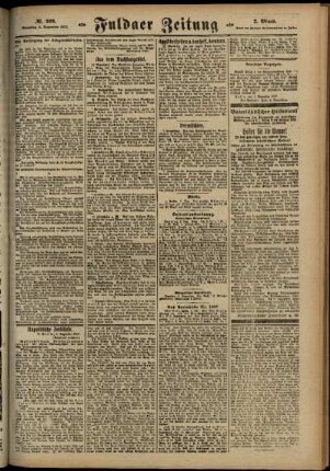 Zweite Ausgabe vom Samstag, den 08. Dezember 1917.