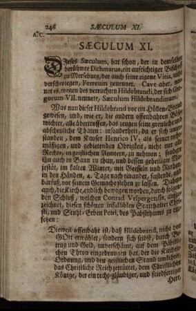 Sæculum XI.