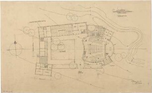 Gsaenger, Gustav; Wolfsburg; Ev. Kreuz Kirche, Gemeindehaus II - Grundriss EG