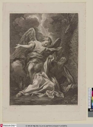 [The Angel appearing to Elijah; Der Engel erscheint Elias]