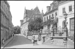 Wurzen. Domgasse und Liegenbank
