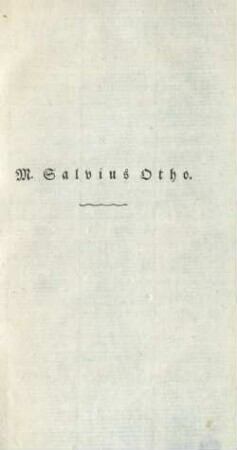 M. Salvius Otho