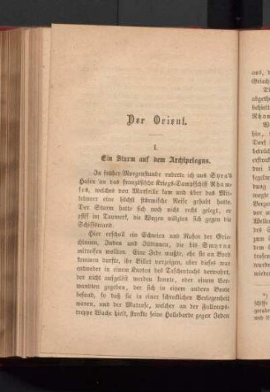 Der Orient.