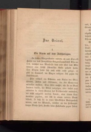 Der Orient.