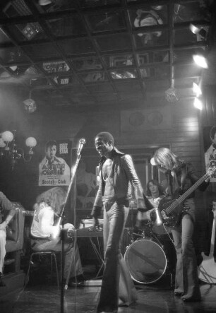 Gastspiel von Soulstar Arthur Conley im Scotch-Club Karlsruhe