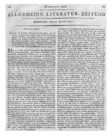 Monatsregister vom Julius 1791
