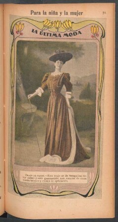 Para la niña y la mujer - La última moda [Dibujo]