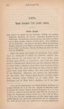 480-508 Papst Benedict VIII. (1012-1024) : Fortsetzung