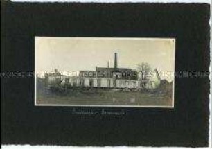 Zerstörte Brauerei in Bailleul