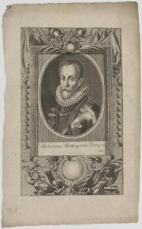 Bildnis des Alphonsus, Hertzog von Ferrara