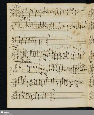 13. Horn, Johann Caspar: Allemandes