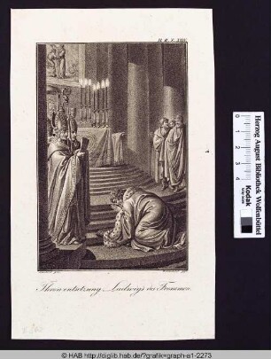 Thronentsetzung Ludwig´s des Frommen.