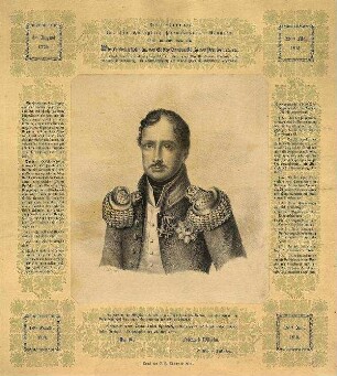 Bildnis von Friedrich Wilhelm III. (1770-1840), König von Preußen