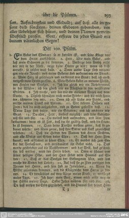 Der 102. Psalm