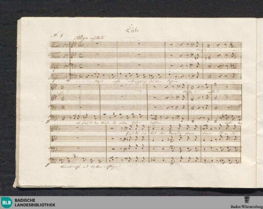 Liebe - Don Mus. Autogr. 25 : V (4); f; KWV 7108/09