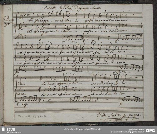 Vologeso. Excerpts - Mus.1-F-82,27-16 : S (2), b