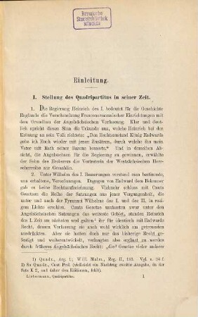 Quadripartitus : ein englisches Rechtsbuch von 1114