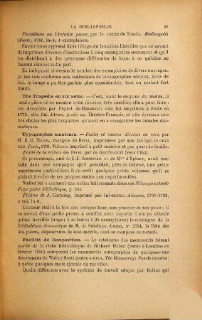 La Bibliophilie : ancienne & moderne, française & étrangère. 1883