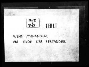 Personalakten Bürgermeister von Arnim zu Höhscheid