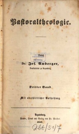 Pastoraltheologie, 3