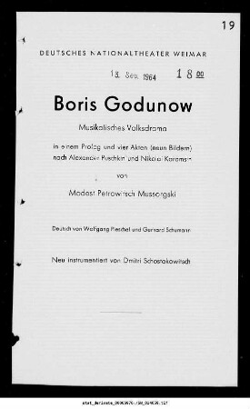 Boris Godunow