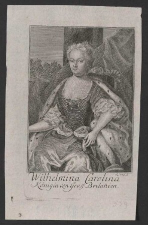 Porträt Karoline, Königin von England (1683-1737)
