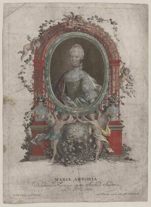 Bildnis der Maria Antonia, Delphina Francia