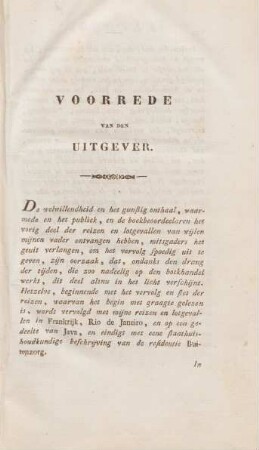 Voorrede van den uitgever
