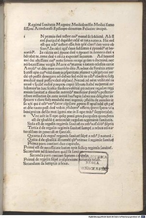 Regimen sanitatis