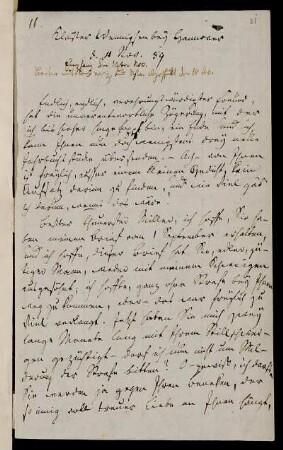 Nr. 13: Brief von Friedrich Burchard Beneken an Johann Martin Miller, Hannover, 11.11.1789