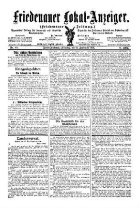 Nr. 222, 22.09.1914