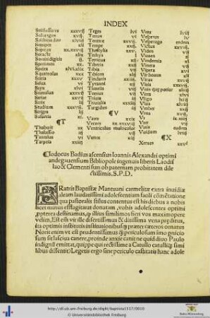 Epistolae Nuncupatoriae