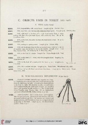 II: Miscellaneous implements