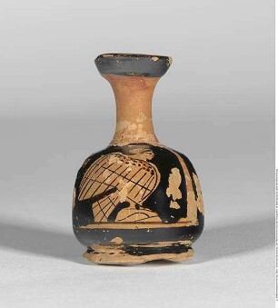 Attisch rotfigurige Bauchlekythos