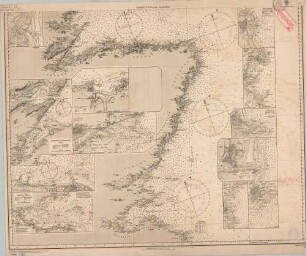 2397 Nordsee; Scotland. North and east coasts with the orkneys and shetland