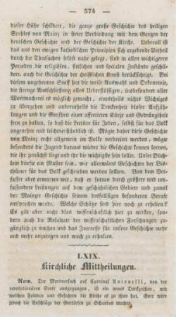 574-576 Kirchliche Mittheilungen