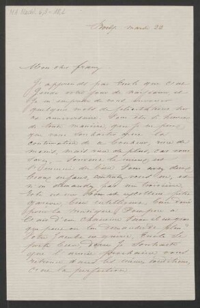 Brief an Franz von Mendelssohn : 23.01.1866