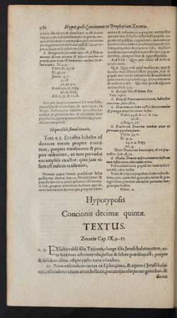 Concionis decimae quintae.