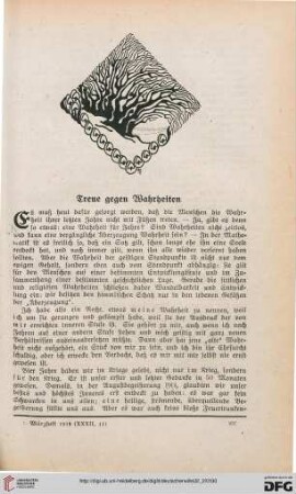 Heft 11 (1. Märzheft 1919)