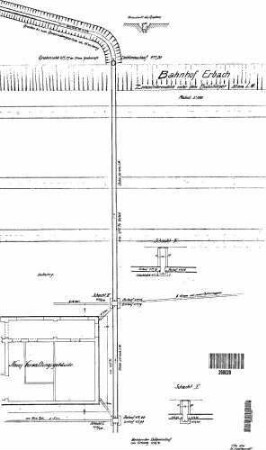 Erbach (Württ): Empfangsgebäude Dohle unter der Bahn