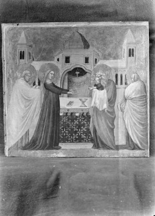 Kleines Triptychon — Grablegung Christi