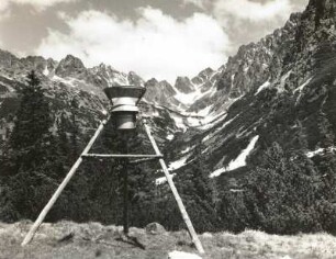 Hohe Tatra. Zlomisk doline (Trümmertal) von Anhöhe über dem Popradsker See