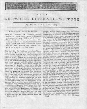 1809-07-03 : 79. Stück