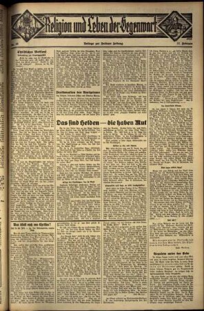 Dritte Ausgabe vom Sonntag, den 17. Februar 1935.