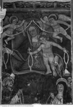 Altare di San Francesco di Paola, Rosenkranzmadonna