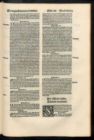 De dispari cultu. Titulus decimus.
