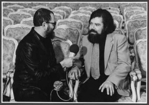 Dietrich Erdmann : Portrait von Dietrich Erdmann bei den DDR-Musiktagen 1982 im Apollo-Saal der Staatsoper Berlin