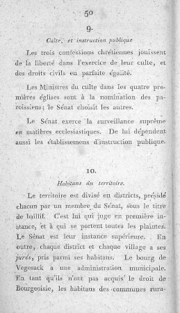 10. Habitans du territoire.