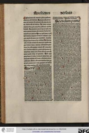 Assimilatur autem amatio quidem passioni, amicitia autem habitui...